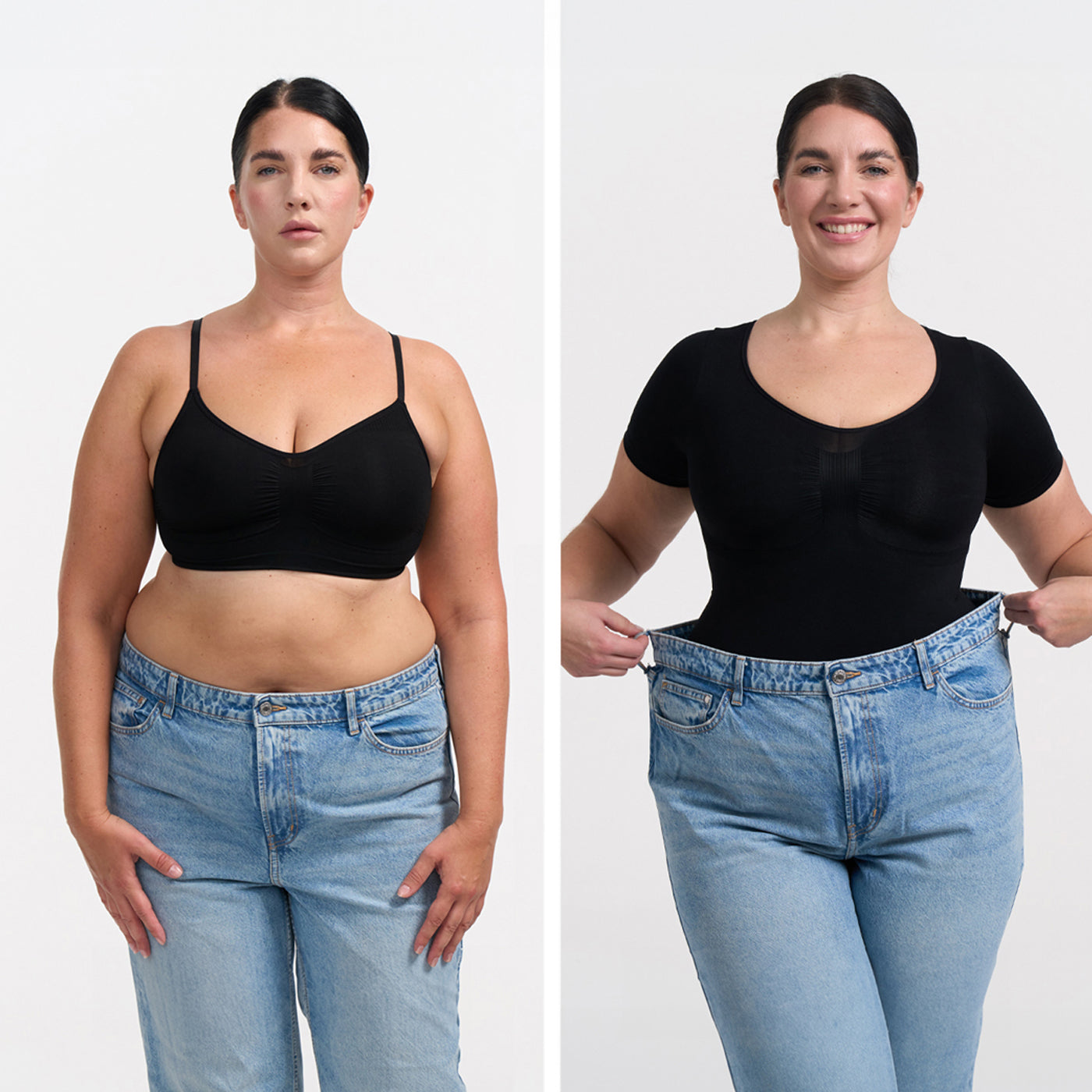 T-Shirt-Bodysuit formende Shapewear mit Slip