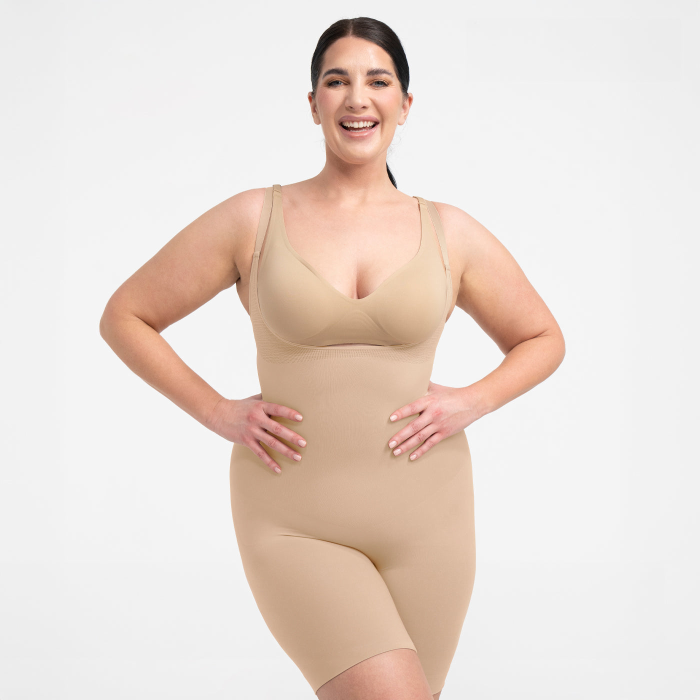 Modellierender Bodysuit Shapewear mit offener Büste