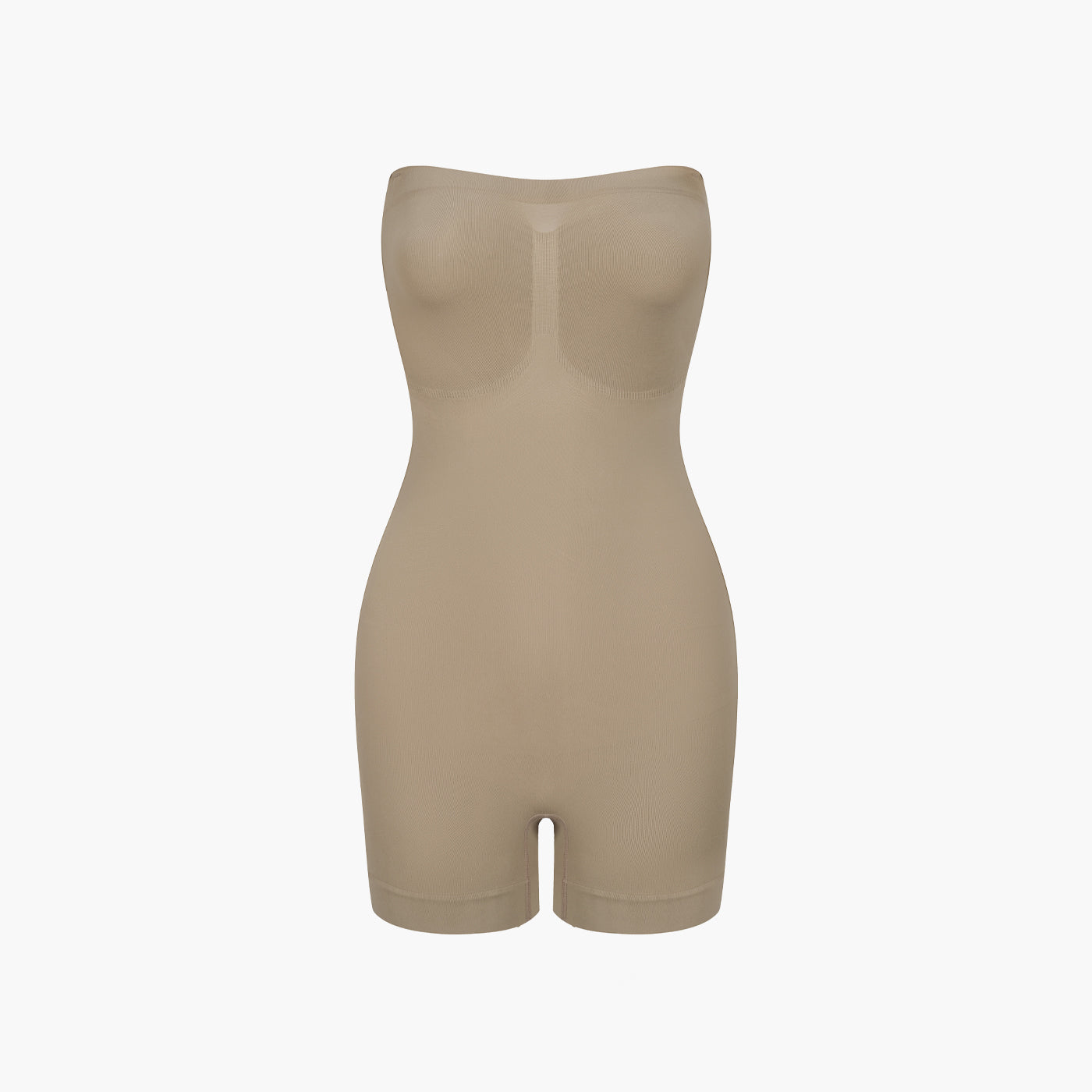 Strapless Bodysuit formende Shapewear mit kurzer Hose