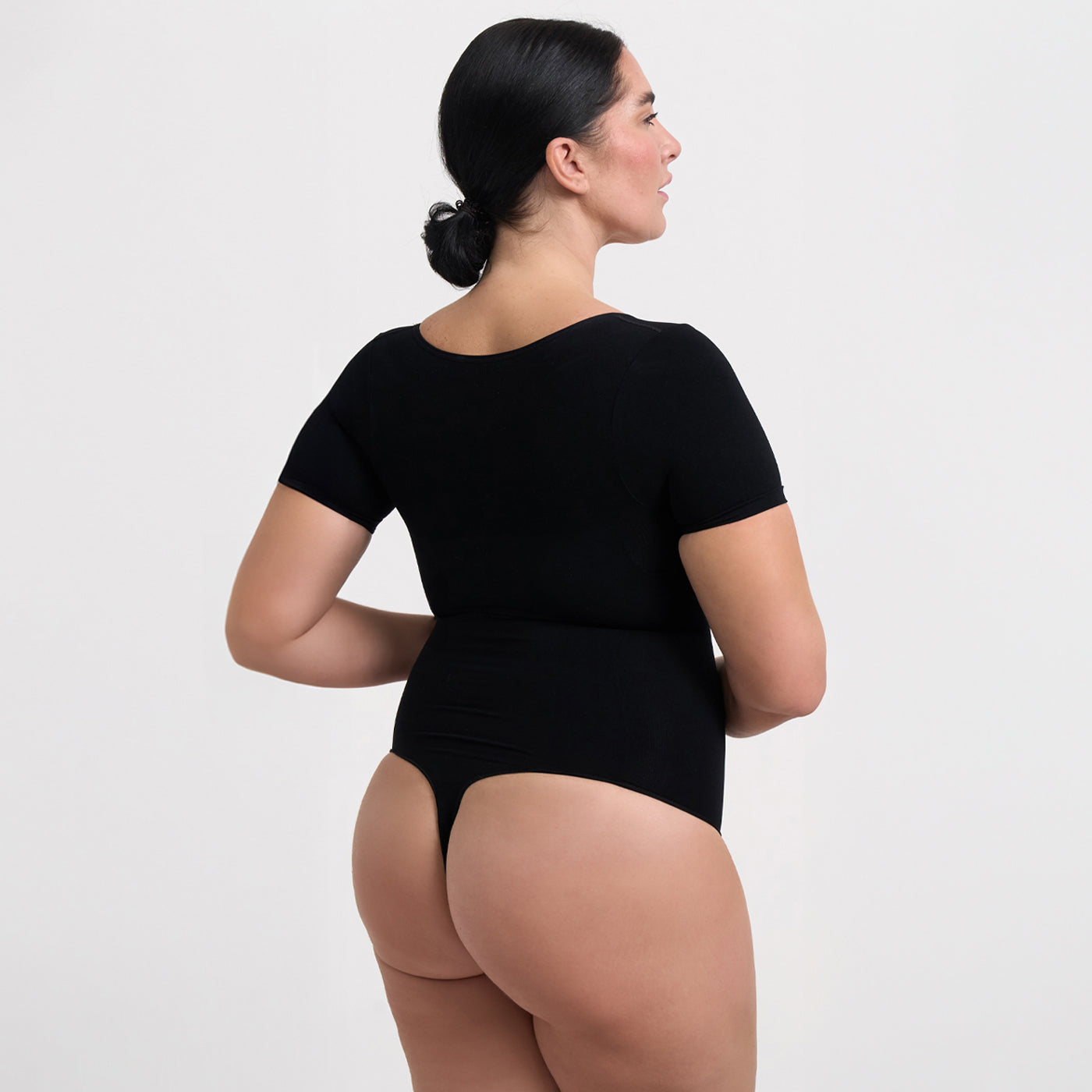 T-Shirt-Bodysuit formende Shapewear mit Kordel