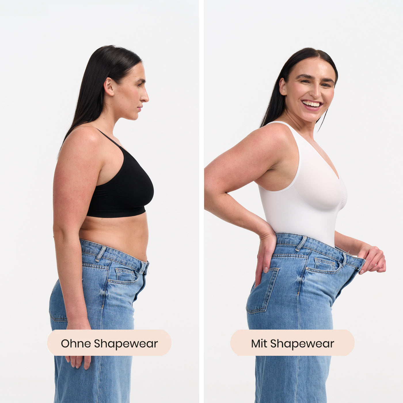 Tank-Body mit formender Shapewear und Slip