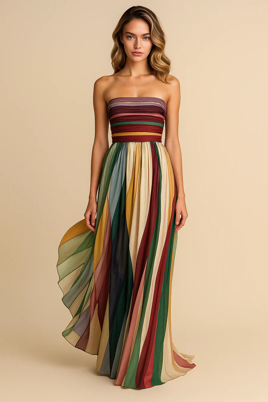 Flora™ – Langes Kleid aus Premiumstoff