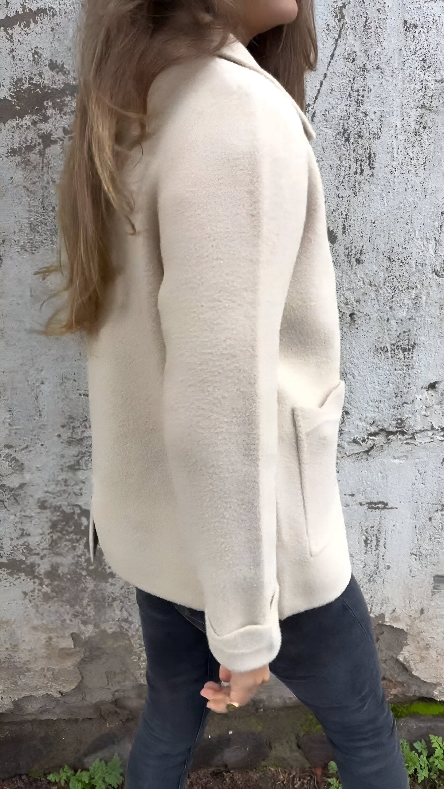 Fulvia | Elegante Jacke mit Revers und Reißverschluss