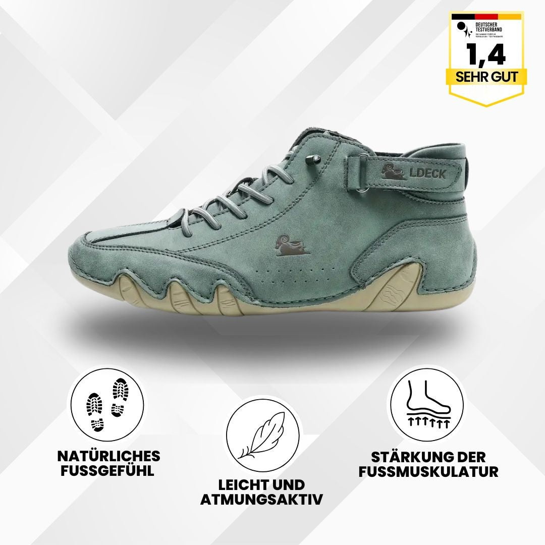 Alpaca™ - ergonomischer, wasserdichter & schmerzlindernder Leder-Barfußschuh