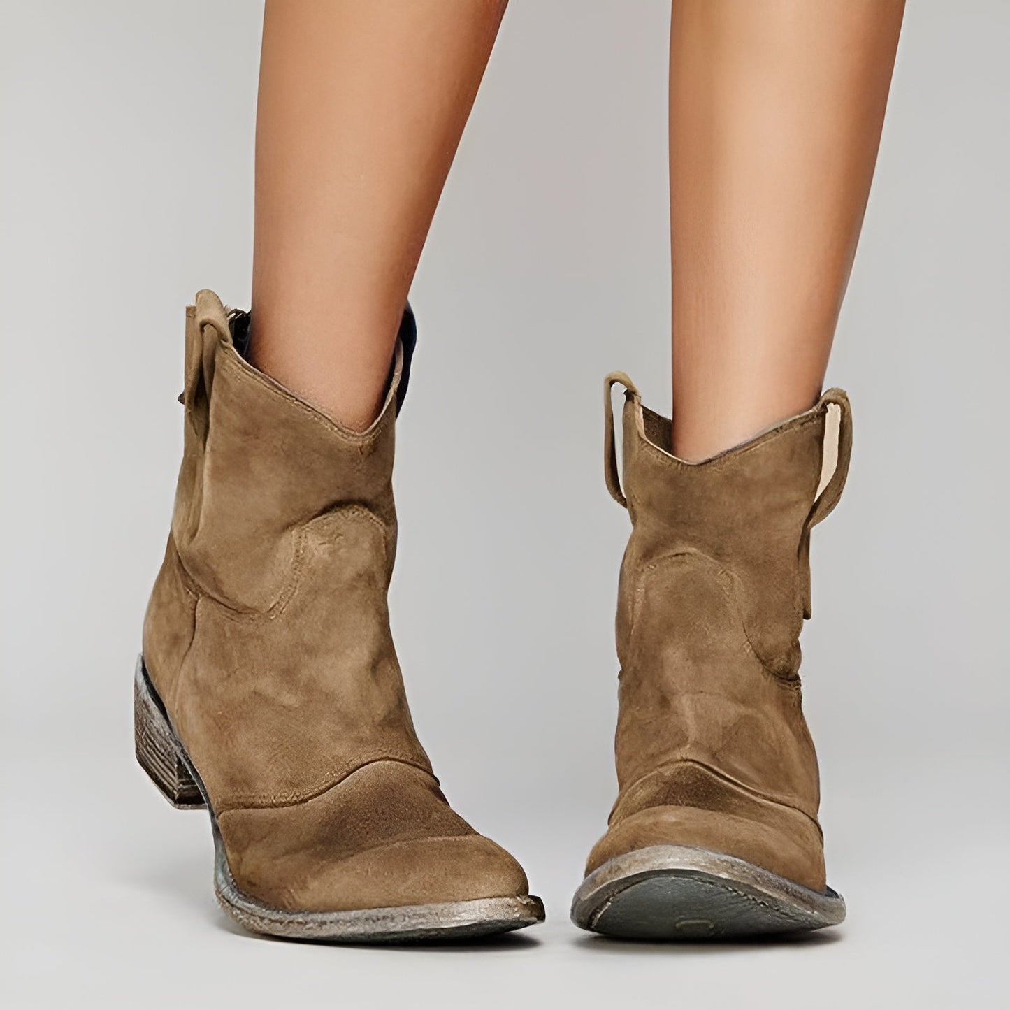 Élisee™ | Zeitlose Wildleder-Stiefeletten Braun