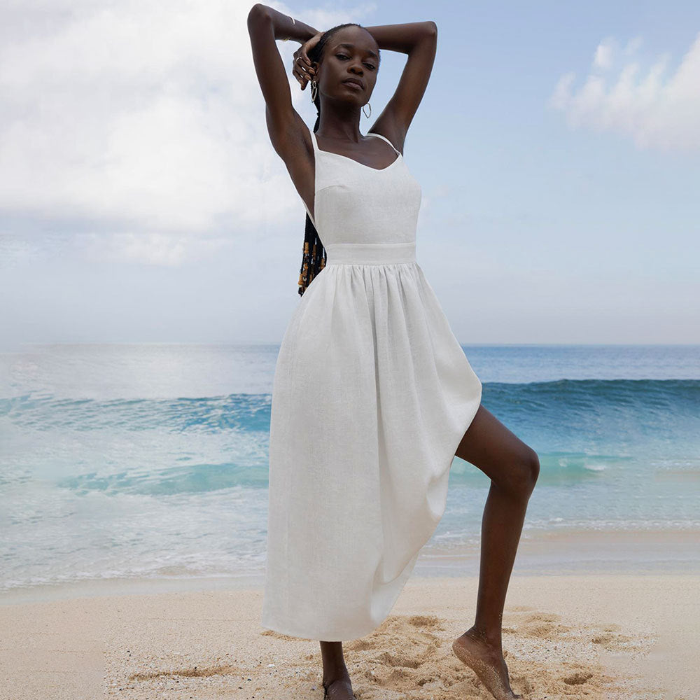 Viraelis - Küstenzauber Strandkleid