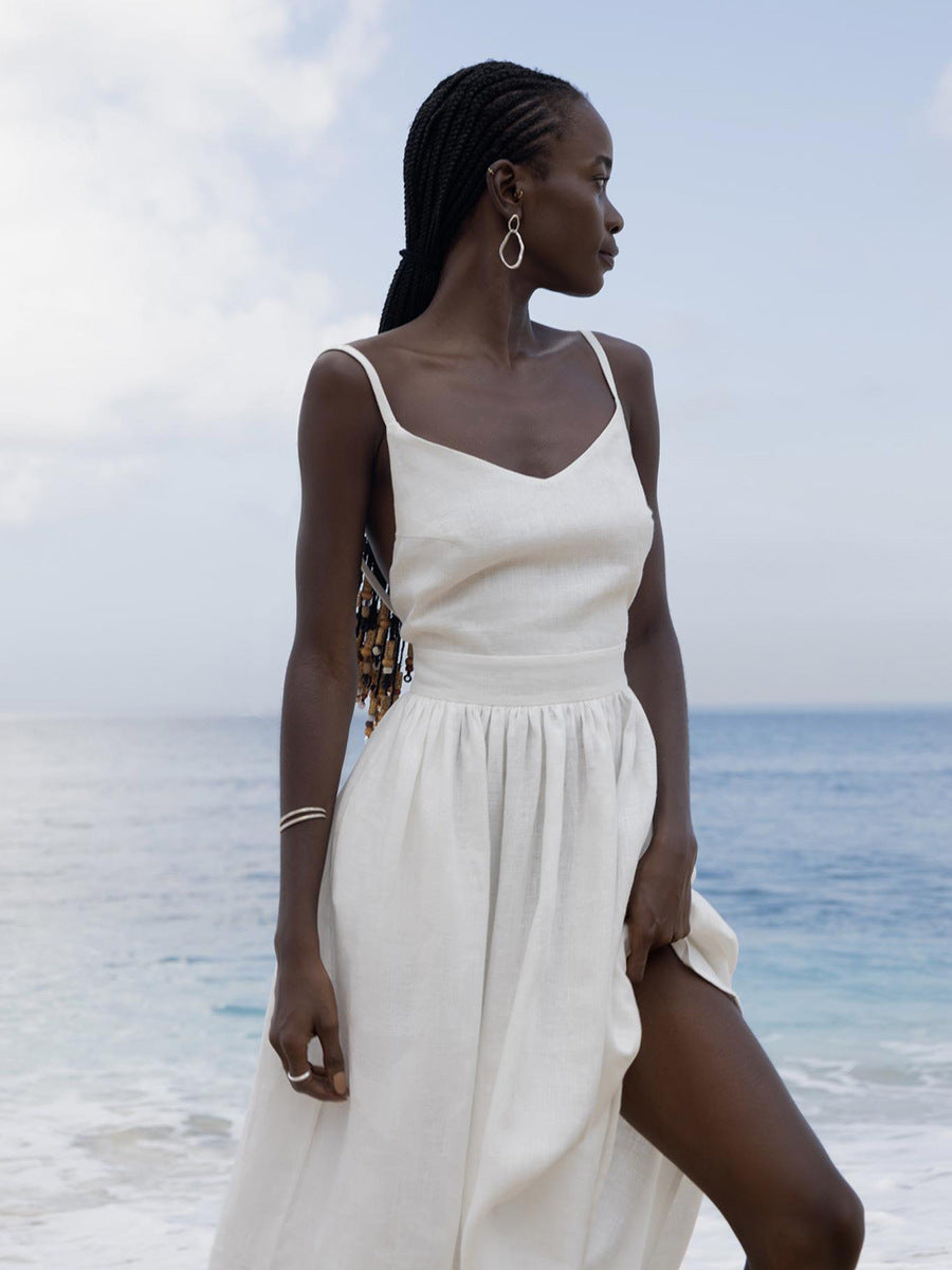 Viraelis - Küstenzauber Strandkleid