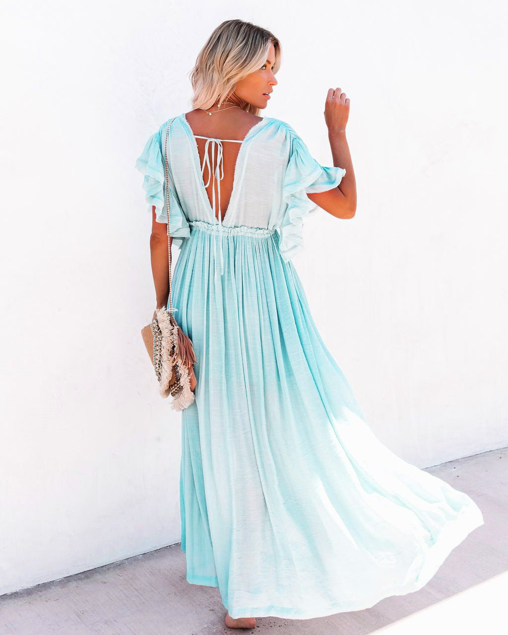 Viraelis - One-Size Sommerbrise Strandkleid