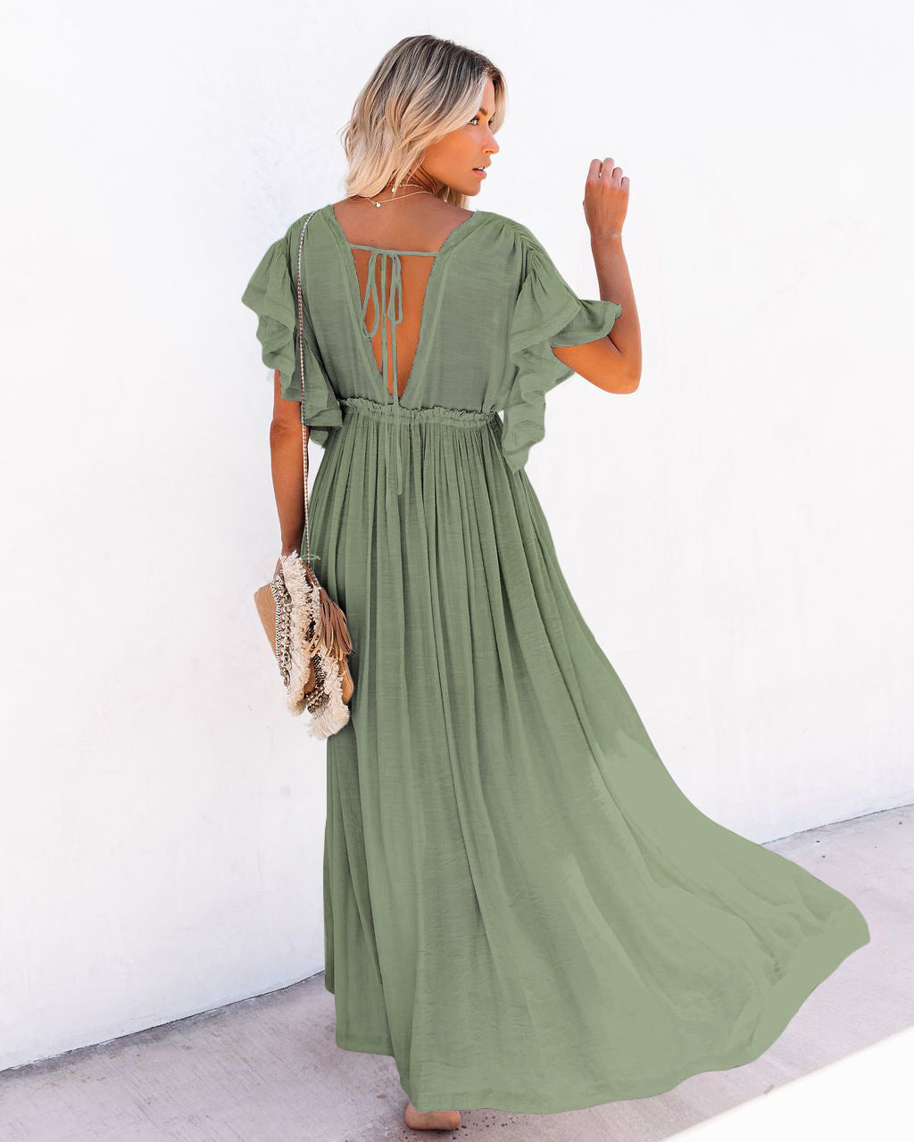 Viraelis - One-Size Sommerbrise Strandkleid