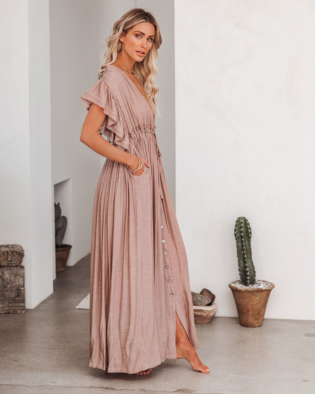 Viraelis - One-Size Sommerbrise Strandkleid