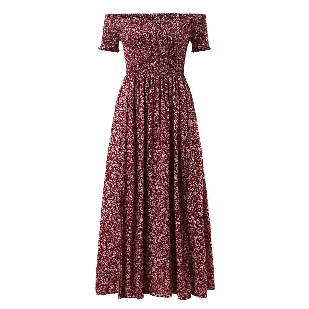 Valeria - elegante Off-Shoulder Strandkleid in großen Größen
