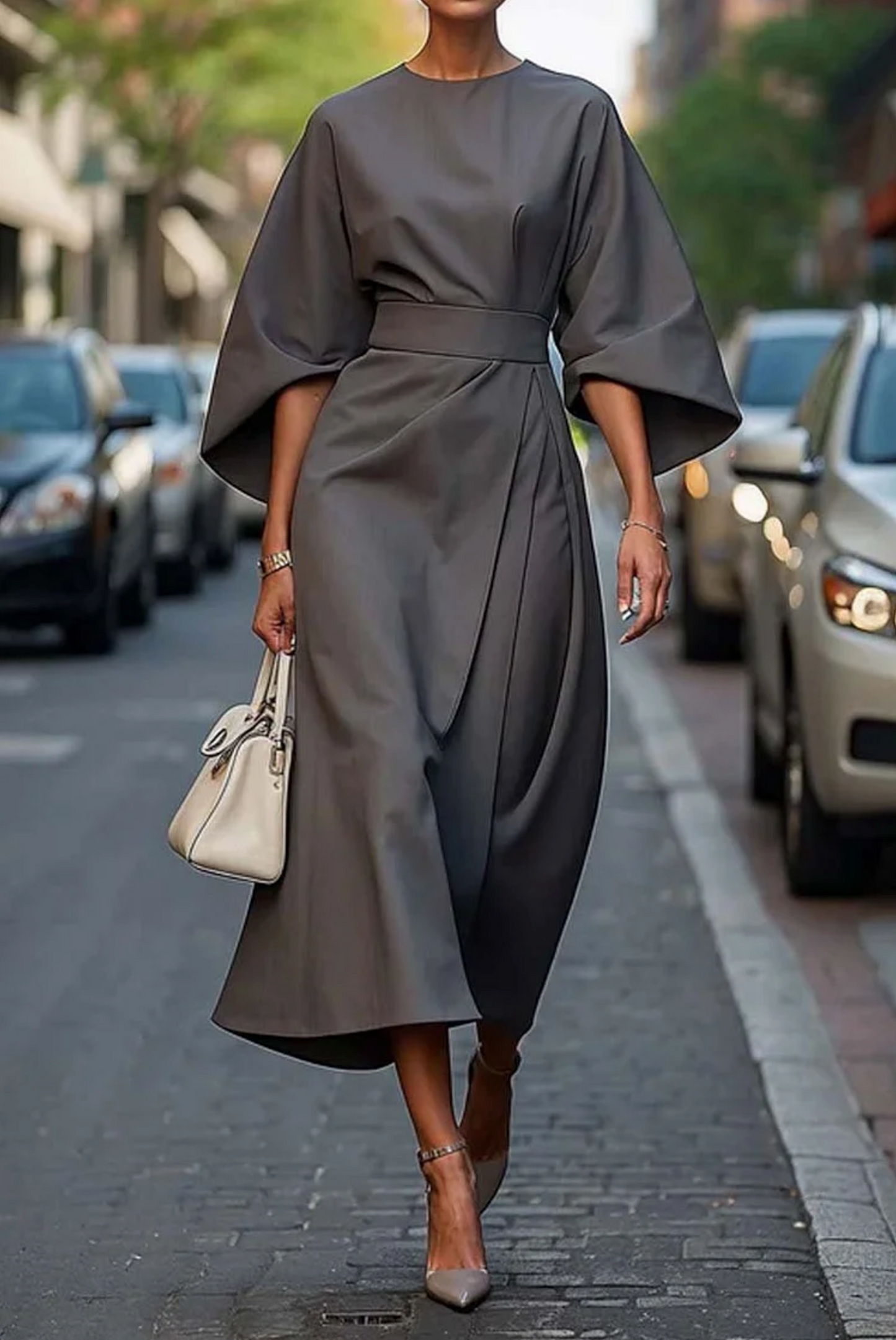 Cyvion - Zeitloses, Elegantes Kleid mit Raffinierten Details