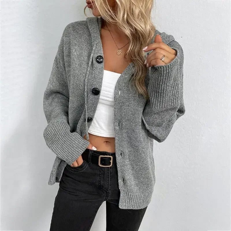 Celeste | Eleganter Hoodie im Cardigan-Stil