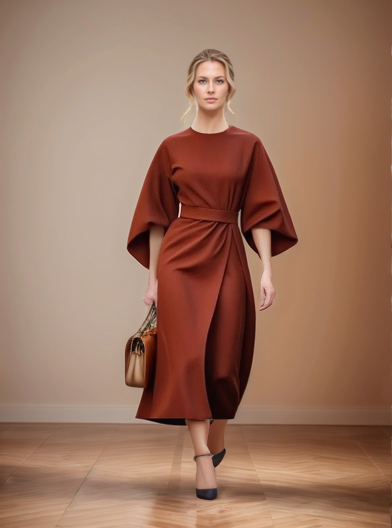 Cyvion - Zeitloses, Elegantes Kleid mit Raffinierten Details