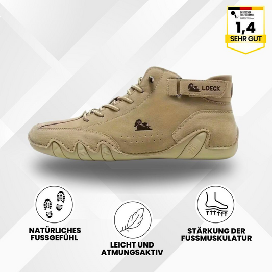 Alpaca™ - ergonomischer, wasserdichter & schmerzlindernder Leder-Barfußschuh