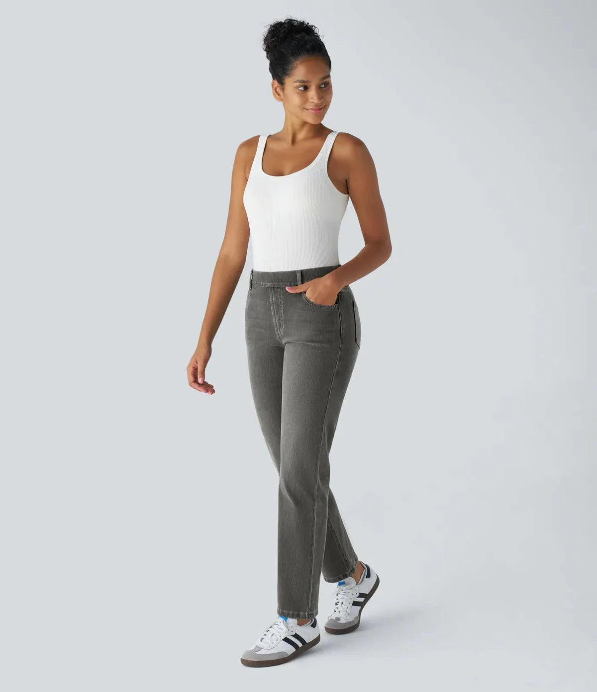 ComfortFit™ - Elastische & Bequeme Hose mit Hohem Bund