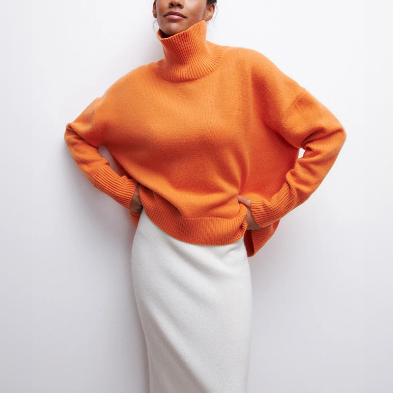 Marjolaine | Strick-Dolcevita-Pullover