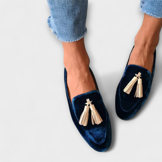 Quinnlyn – Vintage-inspirierte Loafers mit Quasten