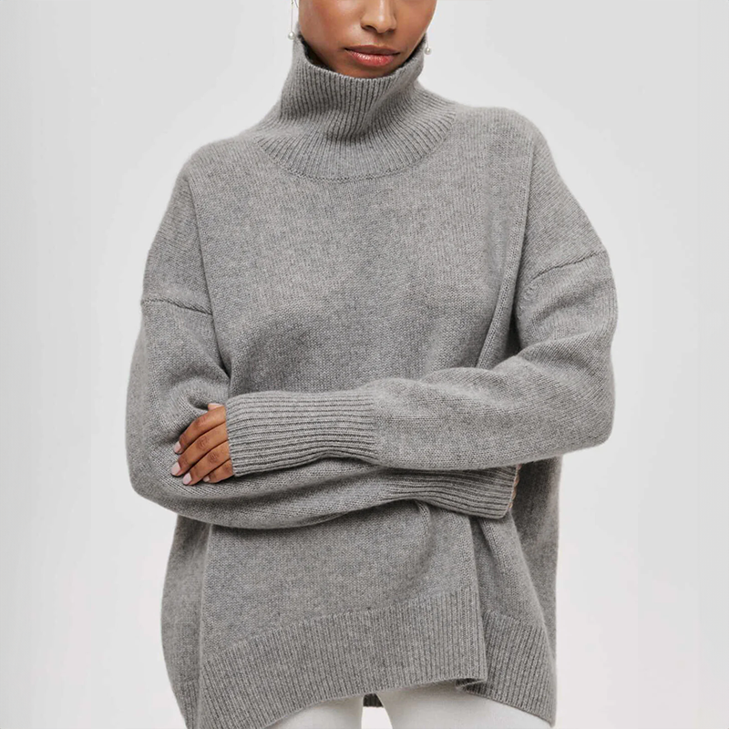 Marjolaine | Strick-Dolcevita-Pullover