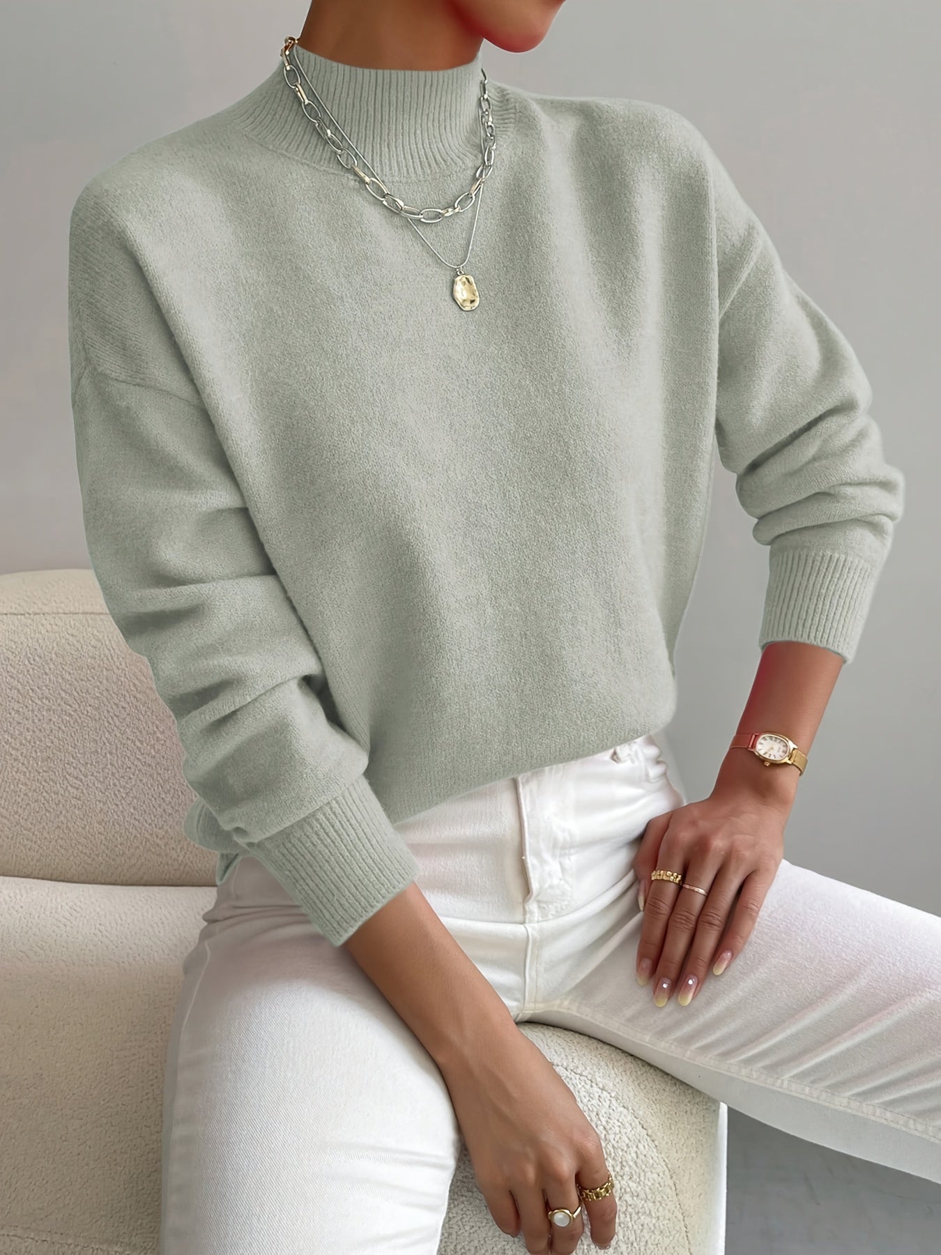 Maria | Elegante und Bequeme Rollkragenpullover