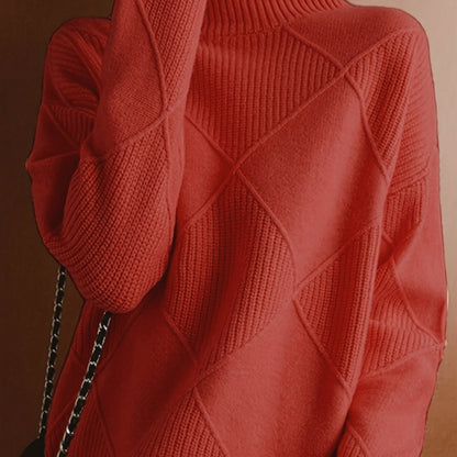 Ameline | Strickpullover mit hohem Kragen