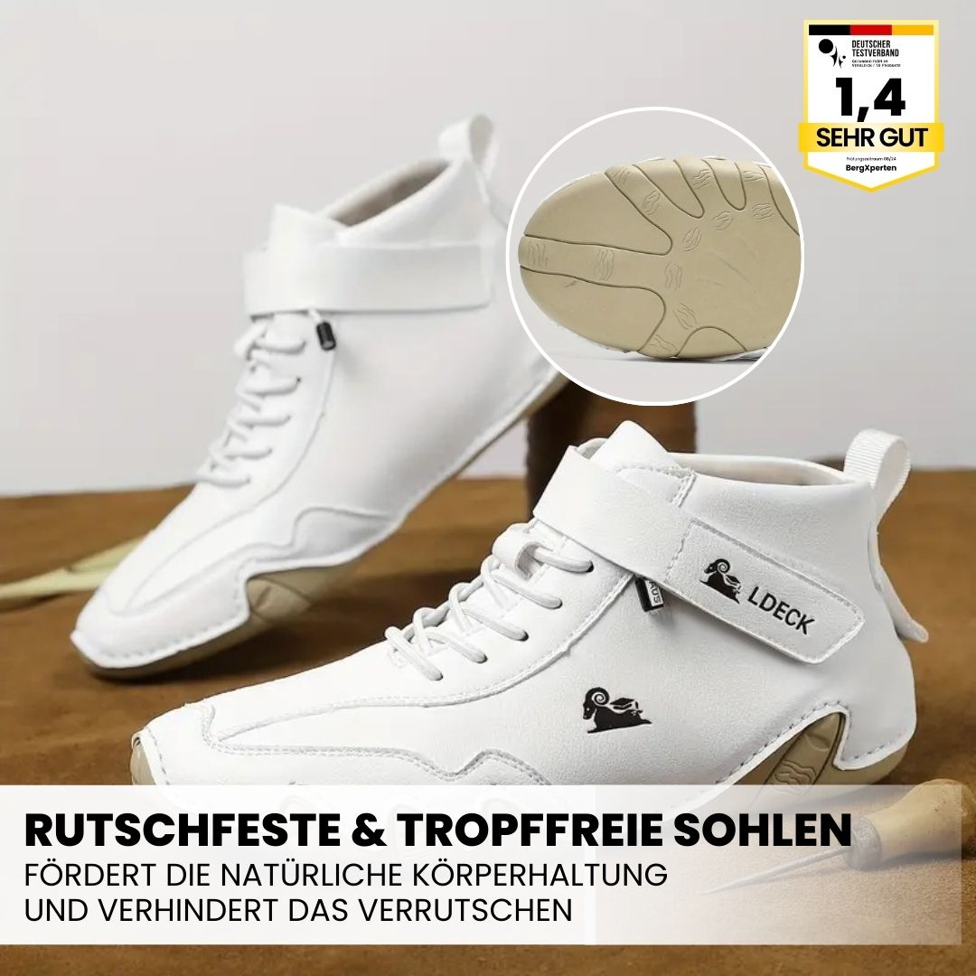 Alpaca™ - ergonomischer, wasserdichter & schmerzlindernder Leder-Barfußschuh