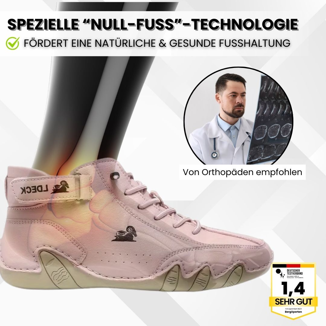 Alpaca™ - ergonomischer, wasserdichter & schmerzlindernder Leder-Barfußschuh