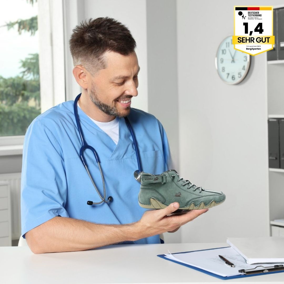 Alpaca™ - ergonomischer, wasserdichter & schmerzlindernder Leder-Barfußschuh