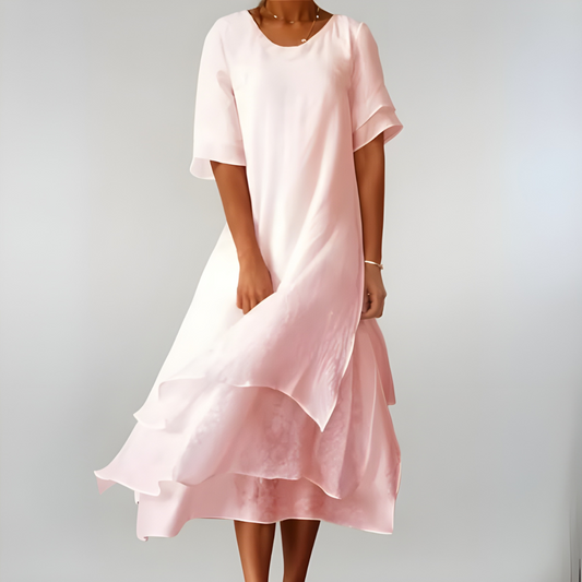 Agnès | Leichte und elegante lange Baumwollkleid