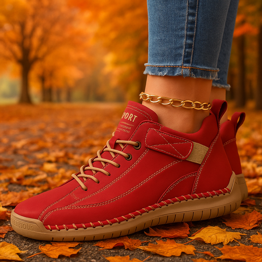 Mia™ | Orthopädische Komfortschuhe Rot