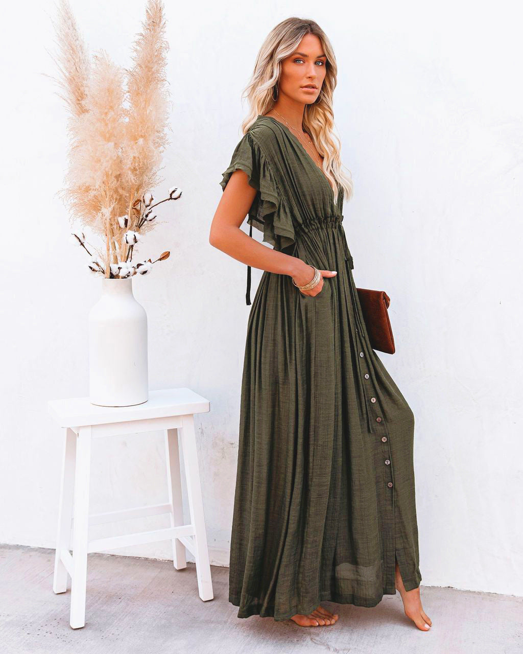 Viraelis - One-Size Sommerbrise Strandkleid