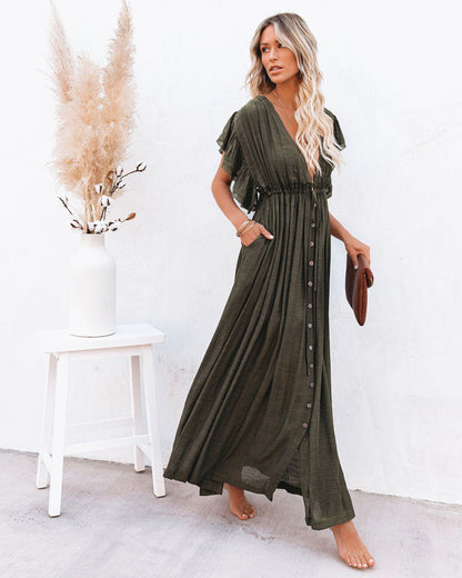 Viraelis - One-Size Sommerbrise Strandkleid