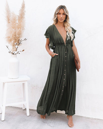 Viraelis - One-Size Sommerbrise Strandkleid