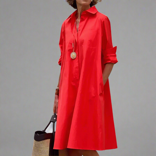 Sandrine | Lässiges und Elegantes Polo-Kleid