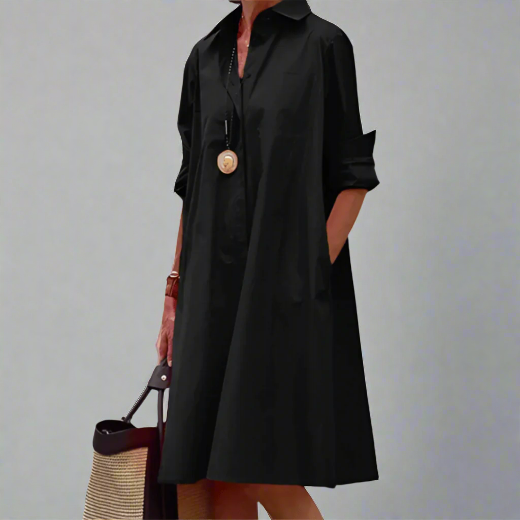 Sandrine | Lässiges und Elegantes Polo-Kleid