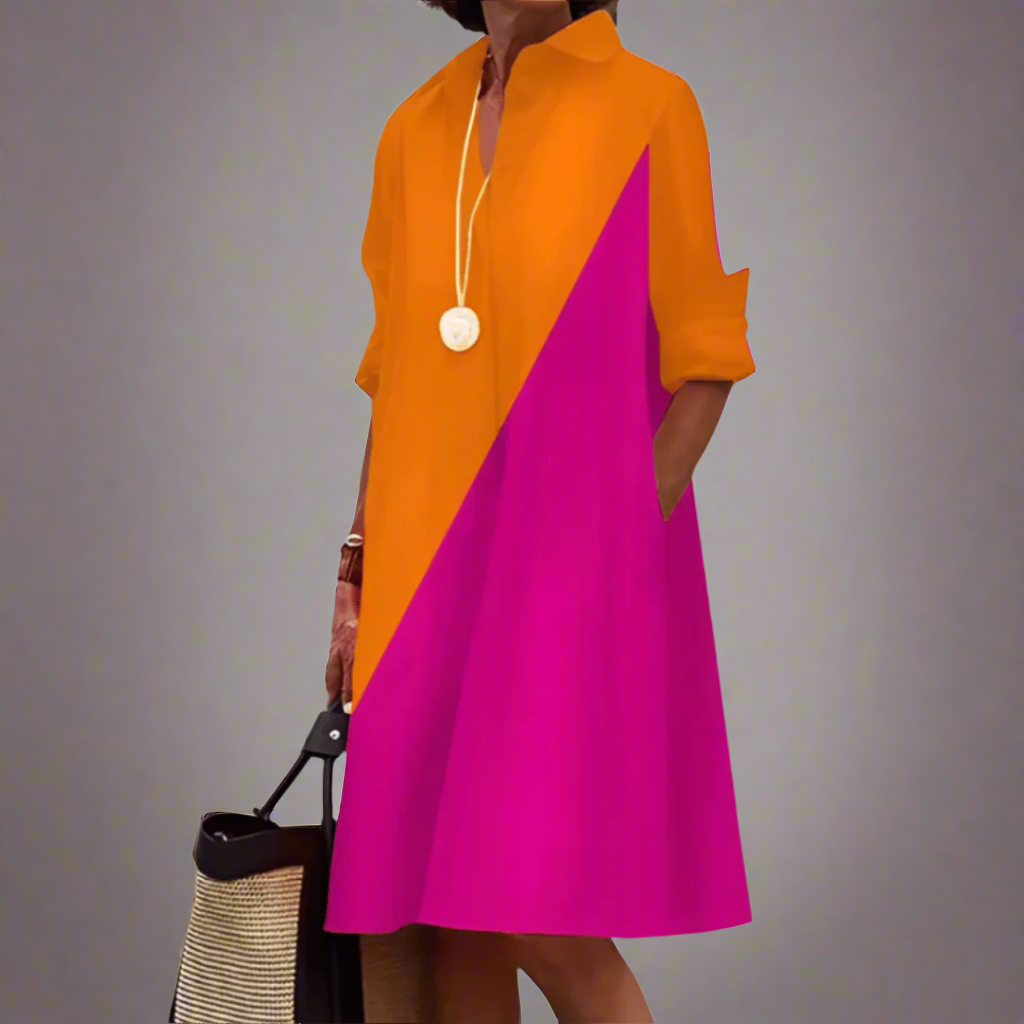 Sandrine | Lässiges und Elegantes Polo-Kleid