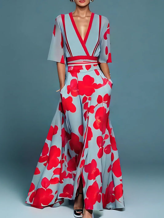 Laure | Elegantes Blumenkleid