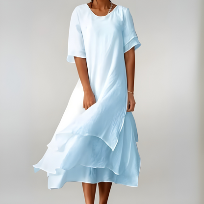 Agnès | Leichte und elegante lange Baumwollkleid