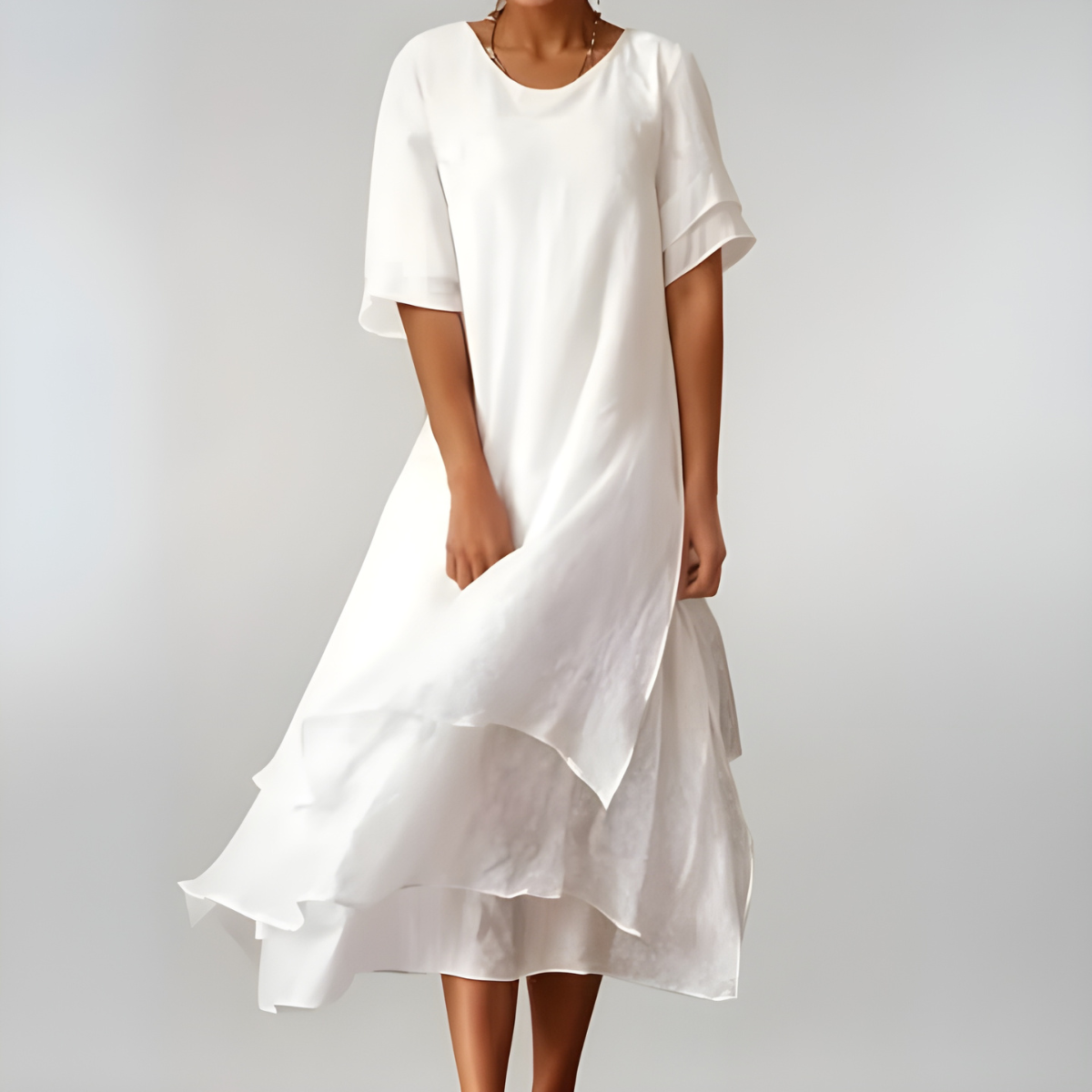 Agnès | Leichte und elegante lange Baumwollkleid