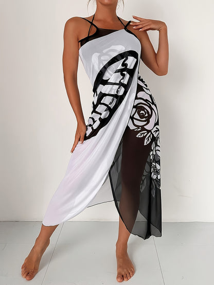 Bohemian Stil Schwimmurlaubskleid