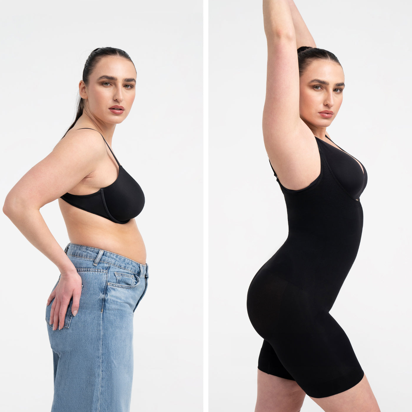 Modellierender Bodysuit Shapewear mit offener Büste