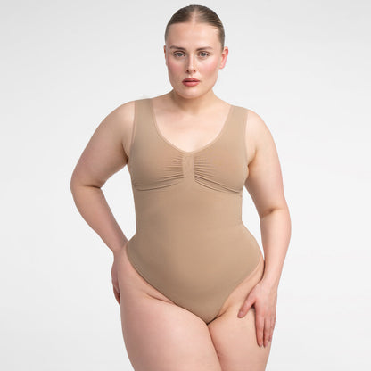Tank Bodysuit Sculpting Shapewear mit String