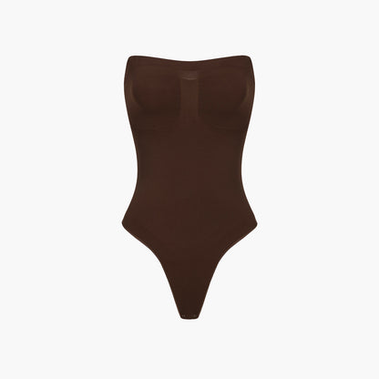 Hüftfreier Bodysuit formende Shapewear mit Kordel