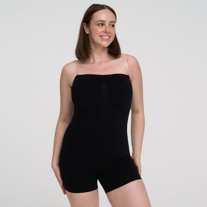 Strapless Bodysuit formende Shapewear mit kurzer Hose