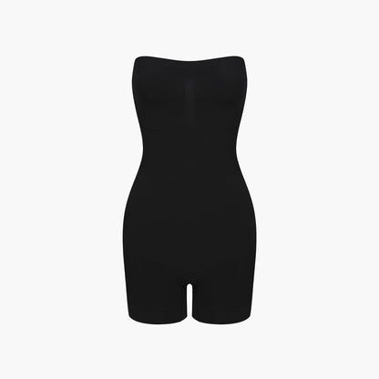 Strapless Bodysuit formende Shapewear mit kurzer Hose
