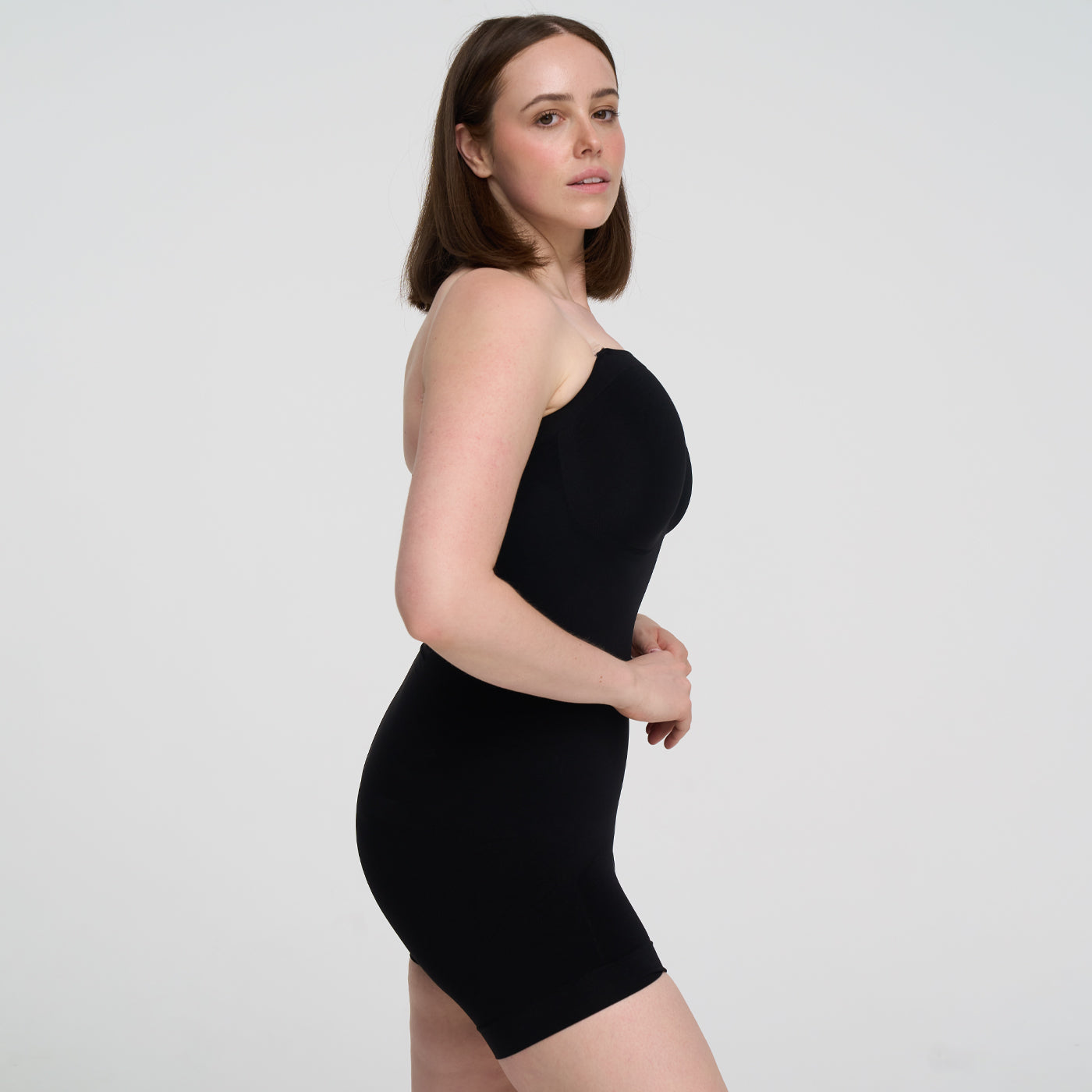 Strapless Bodysuit formende Shapewear mit kurzer Hose