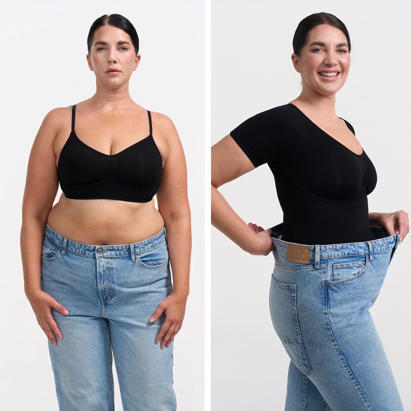 T-Shirt-Bodysuit formende Shapewear mit Slip