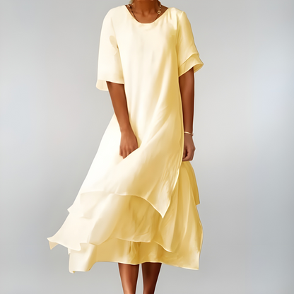 Agnès | Leichte und elegante lange Baumwollkleid