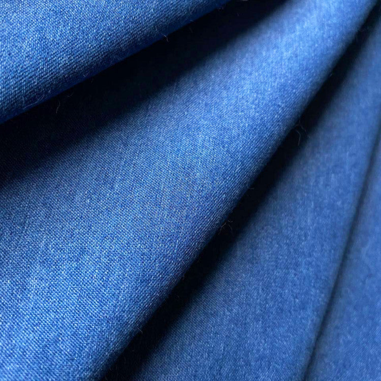Wanda™ | Sommer V-Ausschnitt Halb Denim Kleid