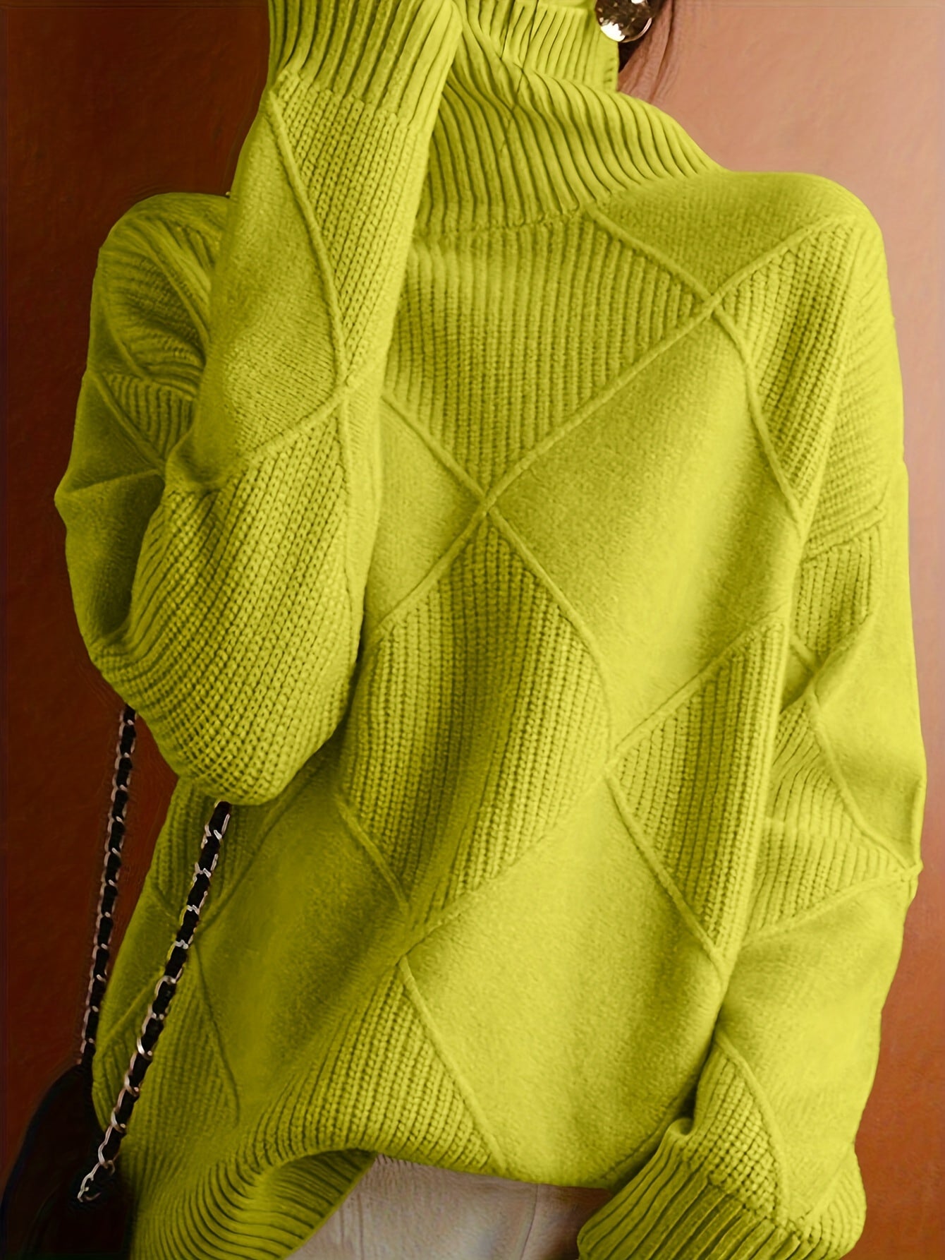 Ameline | Strickpullover mit hohem Kragen